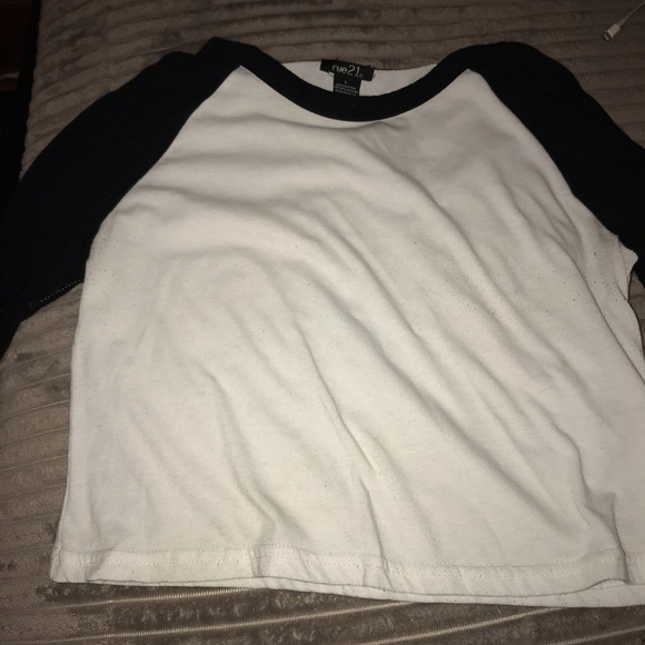 Rue21 Other - White and black crop top